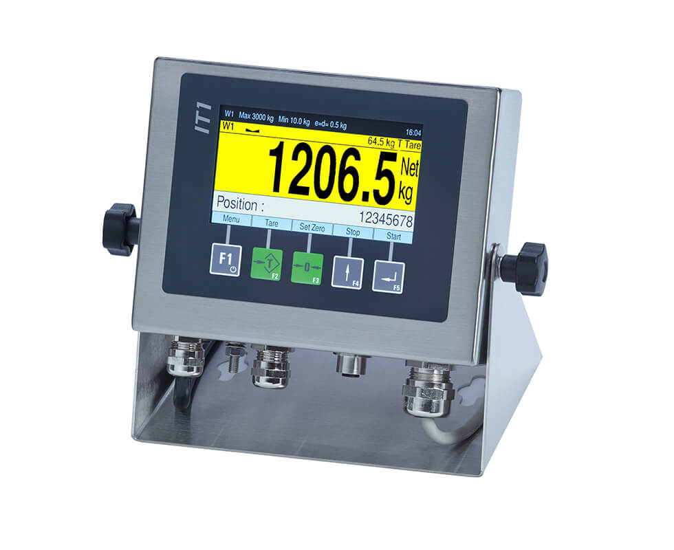 Wall / desk industrial weighing terminal.