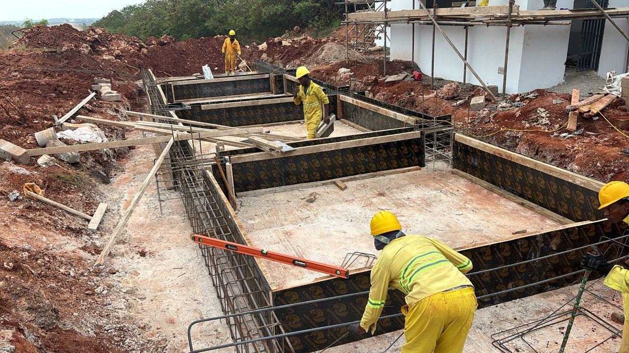 Weighbridge أساس construction