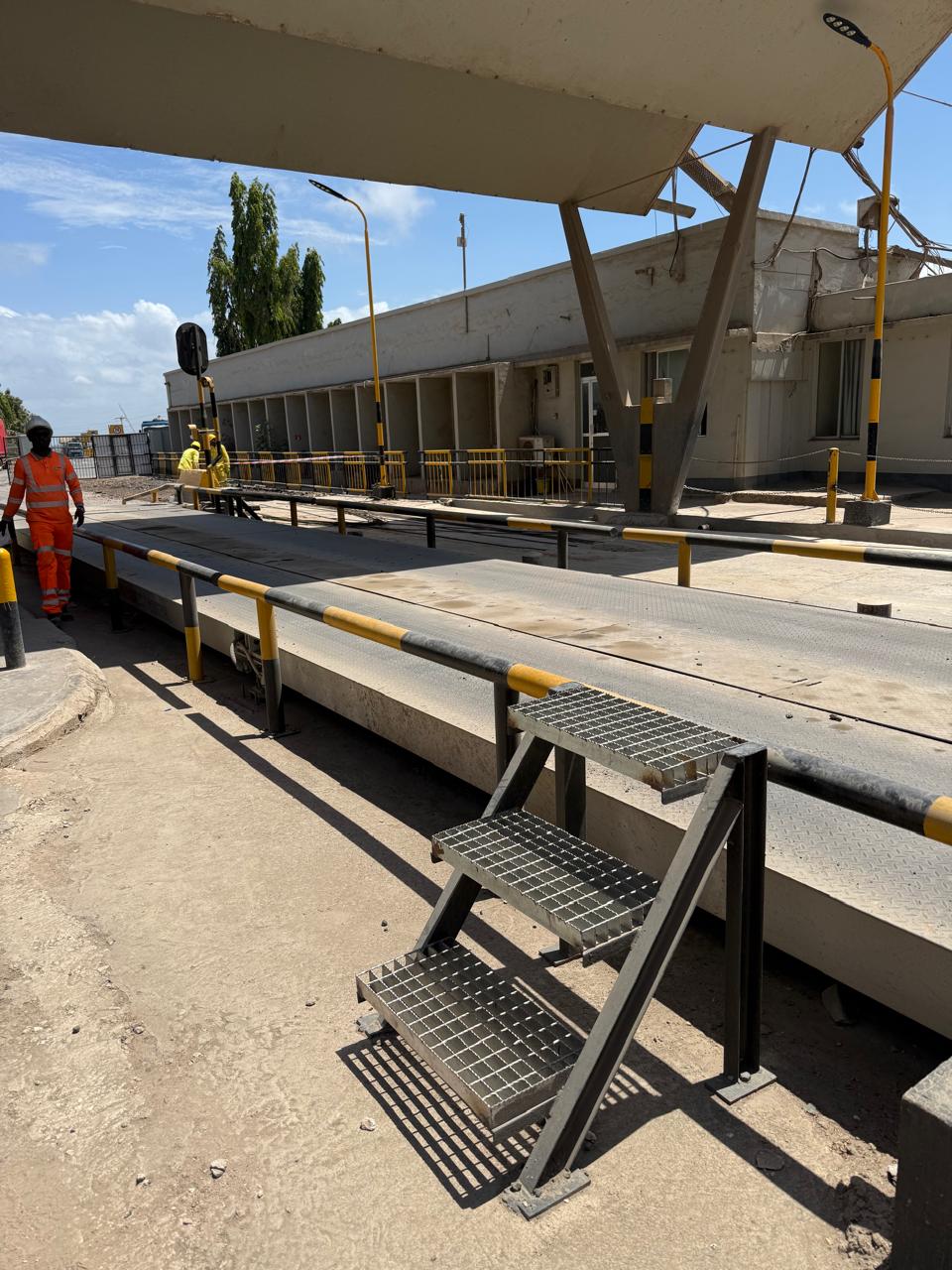 صناعي weighbridge منصة التركيب